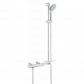 Термостатический смеситель для душа GROHE Grohtherm 1000 Cosmopolitan New с душевым гарнитуром (штанга 900 мм), хром (34321002) — фото, характеристики, купить в NOJABRSK-CLIMBO