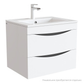 Тумба подвесная, белая, 60 см, Cloud,  IDDIS, CLO60W0i95. Подходит умывальник: 0136000i28 — фото, характеристики, купить в NOJABRSK-CLIMBO