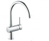 Смеситель для кухни GROHE Minta с выдвижным C-изливом и ограничением расхода воды, 3291800E — фото, характеристики, купить в NOJABRSK-CLIMBO