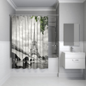 541P18Ri11 Штора для ванной комнаты, коллекция Basic — фото, характеристики, купить в NOJABRSK-CLIMBO