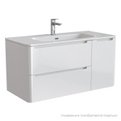 Тумба подвесная, белый, 100 см, Edifice, IDDIS, EDI10W1i95. Подходит умывальник 0101000i28 — фото, характеристики, купить в NOJABRSK-CLIMBO