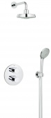 Термостат для душа GROHE Grohtherm 3000 Cosmopolitan с душевым гарнитуром (со встраиваемым механизмом), 34399000 — фото, характеристики, купить в NOJABRSK-CLIMBO