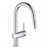 Смеситель для кухни GROHE Minta с выдвижным изливом, хром (32321002) — фото, характеристики, купить в NOJABRSK-CLIMBO