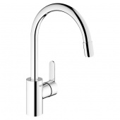 Смеситель для кухни GROHE Eurostyle Cosmopolitan с выдвижным изливом, 31126002 — фото, характеристики, купить в NOJABRSK-CLIMBO