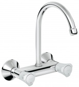 Смеситель для кухни GROHE Costa L, настенный с высоким изливом, 31191001 — фото, характеристики, купить в NOJABRSK-CLIMBO
