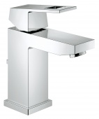 Смеситель для раковины GROHE Eurocube с донным клапаном и ограничением расхода воды, 2312700E — фото, характеристики, купить в NOJABRSK-CLIMBO
