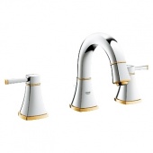 Смеситель для раковины GROHE Grandera с донным клапаном и низким изливом, 20417IG0 — фото, характеристики, купить в NOJABRSK-CLIMBO