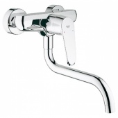 Смеситель для кухни GROHE Eurodisc Cosmopolitan, настенный с низким изливом, 33772002 — фото, характеристики, купить в NOJABRSK-CLIMBO
