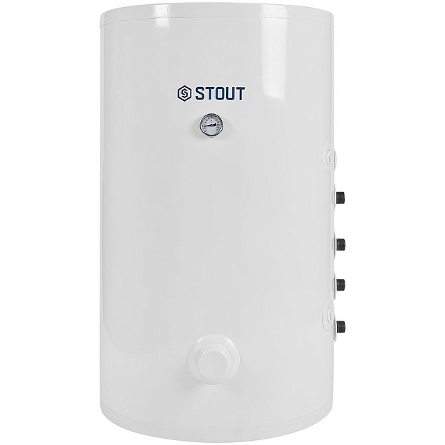 SWH-2210-R00200 STOUT OptiBase бойлер косвенного нагрева настенный 200 л, 40 кВт, с возм. уст. ТЭН, правое подключение — фото, характеристики