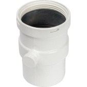 STOUT Элемент дымохода горизонтальный DN80 п/м с патрубком для отвода конденсата — фото, характеристики, купить в NOJABRSK-CLIMBO
