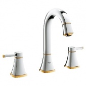 Смеситель для раковины GROHE Grandera с донным клапаном и высоким изливом, 20389IG0 — фото, характеристики, купить в NOJABRSK-CLIMBO