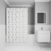 Штора для ванной, 200x180 см, Полиэстер, IDDIS, BP04P18i11 — фото, характеристики, купить в NOJABRSK-CLIMBO