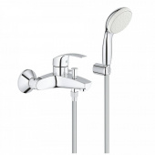 Смеситель для ванны GROHE Eurosmart New с душевым набором, хром (3330220A) — фото, характеристики, купить в NOJABRSK-CLIMBO