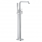Смеситель для ванны GROHE Essence+ с душевым гарнитуром, свободностоящий, 23491001 — фото, характеристики, купить в NOJABRSK-CLIMBO