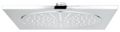 Верхний душ GROHE Rainshower F-series, 254х254 мм, шаровый шарнир, 27271000 — фото, характеристики, купить в NOJABRSK-CLIMBO