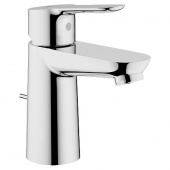 Смеситель для раковины GROHE BauEdge с донным клапаном, 23328000 — фото, характеристики, купить в NOJABRSK-CLIMBO