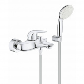 Смеситель для ванны GROHE Eurostyle New Solid с душевым набором, хром (2372930A) — фото, характеристики, купить в NOJABRSK-CLIMBO