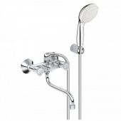 Смеситель универсальный GROHE Costa S с душевым гарнитуром New Tempesta 100, один режим, 9,5 л/мин, хром (2679210A) — фото, характеристики, купить в NOJABRSK-CLIMBO