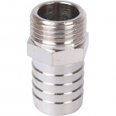 STOUT Штуцер НР никелированный 1/2"x20 — фото, характеристики, купить в NOJABRSK-CLIMBO