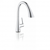 Смеситель для кухни GROHE Zedra Touch cенсорный однорычажный, хром (30219002) — фото, характеристики, купить в NOJABRSK-CLIMBO
