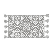 Коврик для ванной комнаты с кисточками, 50x80, микрофибра, серый, IDDIS — фото, характеристики, купить в NOJABRSK-CLIMBO