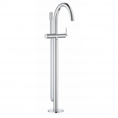 Смеситель для ванны GROHE Atrio New с душевым гарнитуром, верхняя монтажная часть, напольный монтаж, хром (32653003) — фото, характеристики, купить в NOJABRSK-CLIMBO