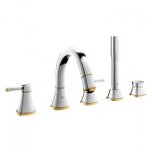 Смеситель для ванны GROHE Grandera с душевым гарнитуром, 19919IG0 — фото, характеристики, купить в NOJABRSK-CLIMBO
