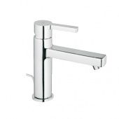 Смеситель для раковины GROHE Lineare с донным клапаном и средним изливом, 23443000 — фото, характеристики, купить в NOJABRSK-CLIMBO
