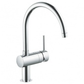 Смеситель для кухни GROHE Minta с выдвижным C-изливом, 32918DC0 — фото, характеристики, купить в NOJABRSK-CLIMBO