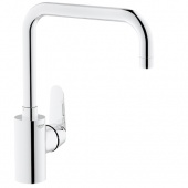 Смеситель для кухни GROHE Eurodisc Cosmopolitan с высоким изливом, 32259002 — фото, характеристики, купить в NOJABRSK-CLIMBO