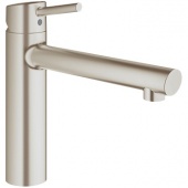 Смеситель для кухни GROHE Concetto со средним изливом, 31128DC1 — фото, характеристики, купить в NOJABRSK-CLIMBO