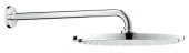 Верхний душ с кронштейном GROHE Rainshower Cosmopolitan Metal, диаметр 310 мм, с ограничением расхода воды, 26066000 — фото, характеристики, купить в NOJABRSK-CLIMBO
