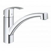 Смеситель для кухни GROHE Eurosmart new с низким изливом и ограничением расхода воды, хром (3328120E) — фото, характеристики, купить в NOJABRSK-CLIMBO