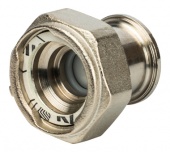 STOUT Разъемное соединение с плоским уплотнением, никелированное 3/4 (SDG-0019-010020) — фото, характеристики, купить в NOJABRSK-CLIMBO