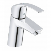 Смеситель для раковины GROHE Eurosmart New с энергосберегающим картриджем, S-size, хром (32154002) — фото, характеристики, купить в NOJABRSK-CLIMBO