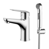 Смеситель для умывальника с гигиеническим душем, Torr, IDDIS, TORSB00i08 — фото, характеристики, купить в NOJABRSK-CLIMBO