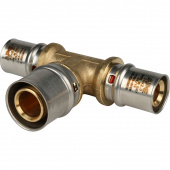 STOUT Тройник переходной 20х26х20 для металлопластиковых труб прессовой (SFP-0005-202620) — фото, характеристики, купить в NOJABRSK-CLIMBO