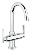 Смеситель для раковины GROHE Atrio Jota с донным клапаном, 21022000 — фото, характеристики, купить в NOJABRSK-CLIMBO