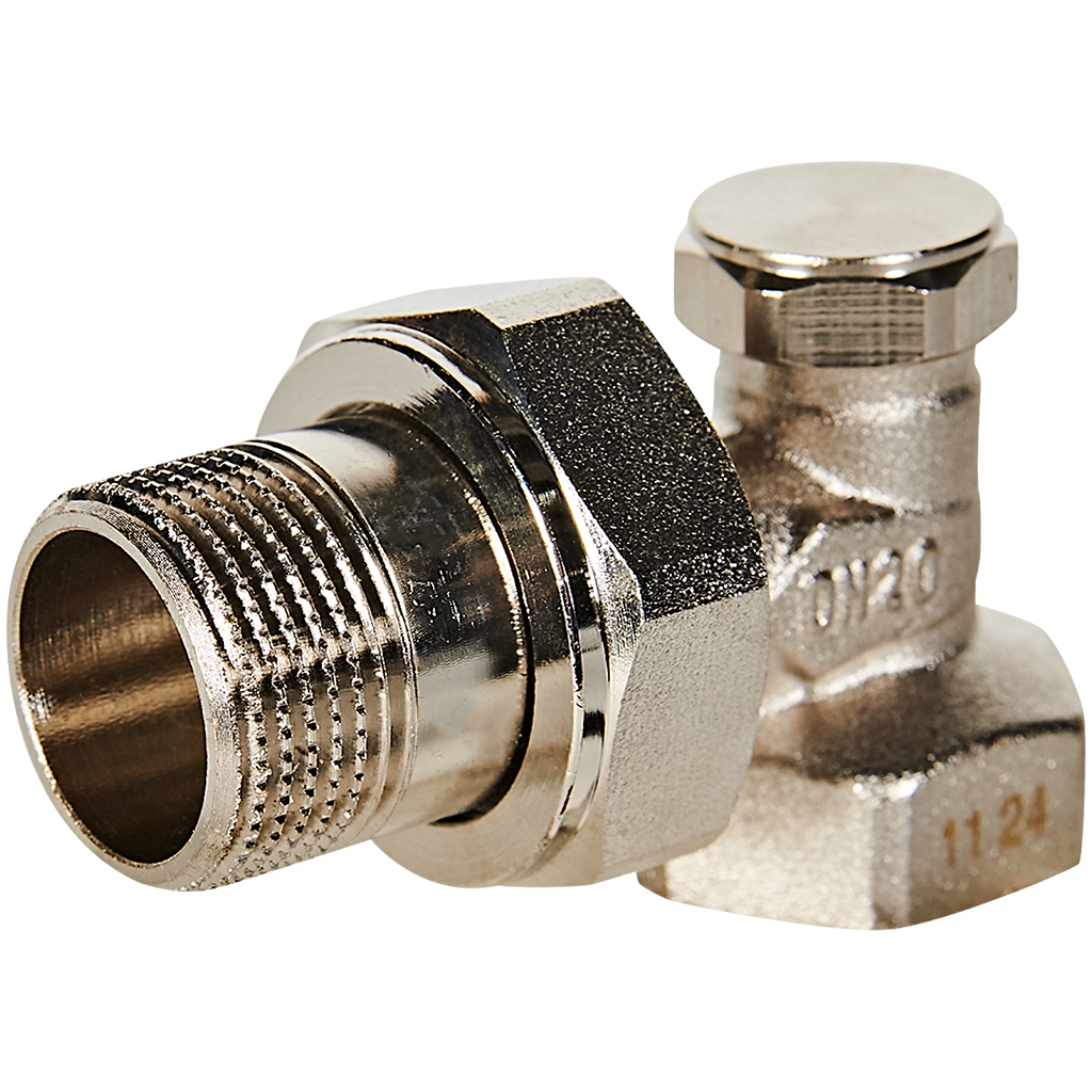 Клапан запорно-балансировочный ROMMER RVL-0002-100020 угловой 3/4 — фото, характеристики