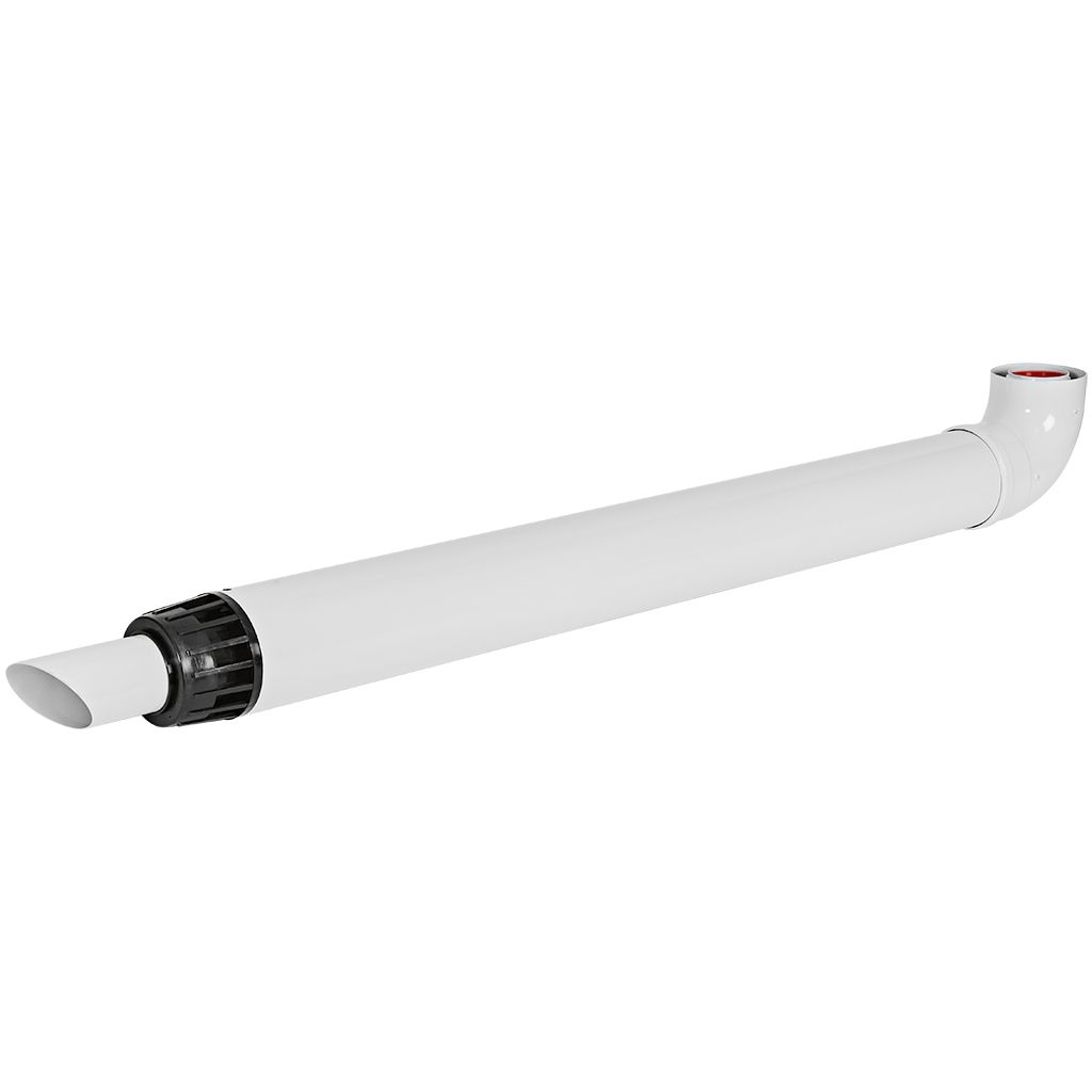 Комплект дымохода традиционный ROMMER RCA-6010 АНТИЛЕД УНИВЕРСАЛЬНЫЙ D60/100, L1220 (кроме Immergas и Navien Deluxe 75/100) однонаправленный — фото, характеристики