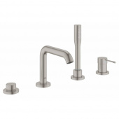 Смеситель GROHE Essence New для ванны на 4 отверстия, суперсталь (19578DC1) — фото, характеристики, купить в NOJABRSK-CLIMBO