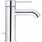 Смеситель для раковины GROHE Essence+ с низким изливом и донным клапаном, хром (23589001) — фото, характеристики, купить в NOJABRSK-CLIMBO