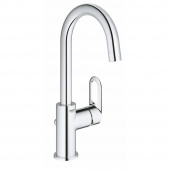 Смеситель для раковины GROHE BauLoop с донным клапаном, L-Size, хром (23763000) — фото, характеристики, купить в NOJABRSK-CLIMBO