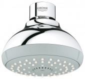 Верхний душ GROHE Tempesta Classic, 4 режима, диаметр 100 мм, 27606000 — фото, характеристики, купить в NOJABRSK-CLIMBO