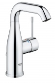 Смеситель для раковины GROHE Essence+ с цепочкой и средним изливом, 23480001 — фото, характеристики, купить в NOJABRSK-CLIMBO