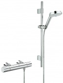 Термостат для душа GROHE Grohtherm 3000 Cosmopolitan с душевым гарнитуром, 34275000 — фото, характеристики, купить в NOJABRSK-CLIMBO