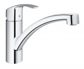 Смеситель для кухни GROHE Eurosmart с низким изливом и энергосберегающим картриджем, 30260002 — фото, характеристики, купить в NOJABRSK-CLIMBO