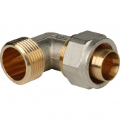 STOUT Угольник-переходник с наружной резьбой 1 1/4"x32 для металлопластиковых труб винтовой (SFS-0006-011432) — фото, характеристики, купить в NOJABRSK-CLIMBO