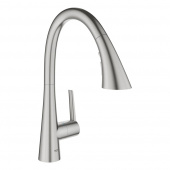 Смеситель для кухни GROHE Zedra New с профессиональной лейкой (3 режима), суперсталь (32294DC2) — фото, характеристики, купить в NOJABRSK-CLIMBO