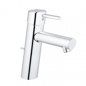 Смеситель для раковины GROHE Concetto с донным клапаном, средний излив, 23450001 — фото, характеристики, купить в NOJABRSK-CLIMBO